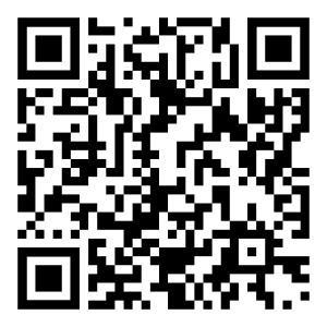 Black and white QR code